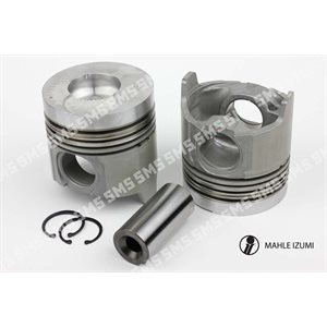 PISTON + PIN (4 Ring, Round Bowl) Premium